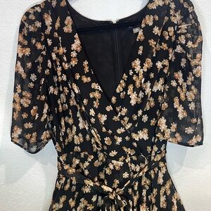 Tommy Hilfiger Black Floral Dress